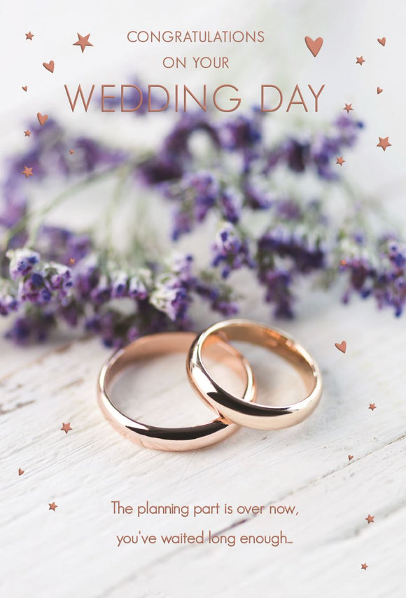 Congratulations - Wedding day card