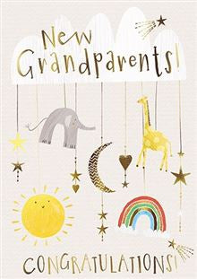 New Grandparents - New Baby Card