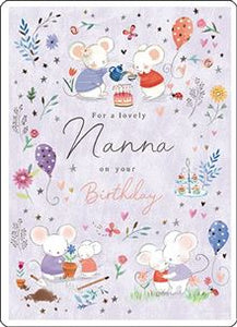 Nanna - birthday card