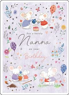 Nanna - birthday card