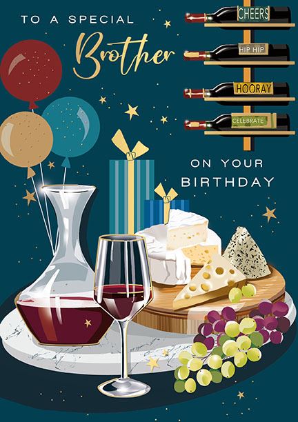 Brother - Birthday card