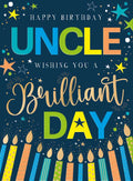 Happy Birthday Uncle card