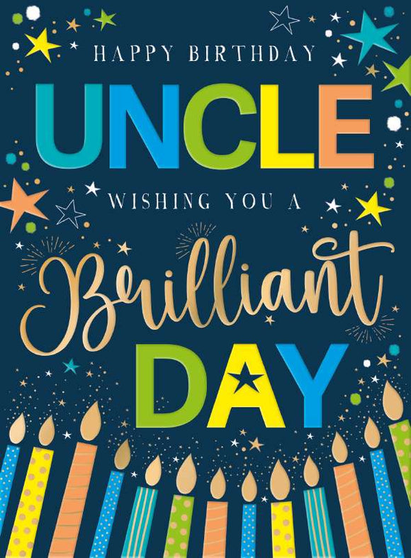 Happy Birthday Uncle card