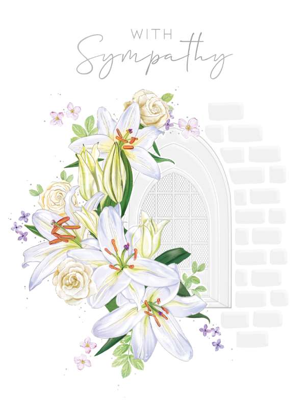 Church window -  sympathy card
