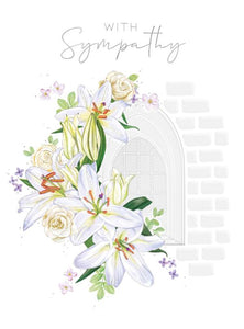 Church window -  sympathy card