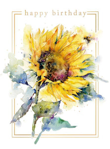 Sunflower - Birthday card