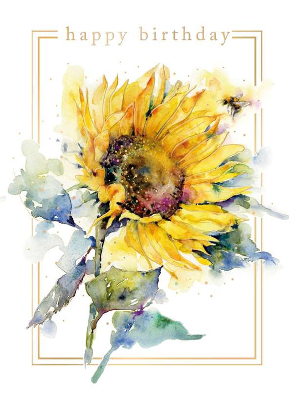 Sunflower - Birthday card