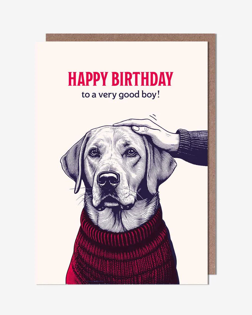 Good boy - Birthday card