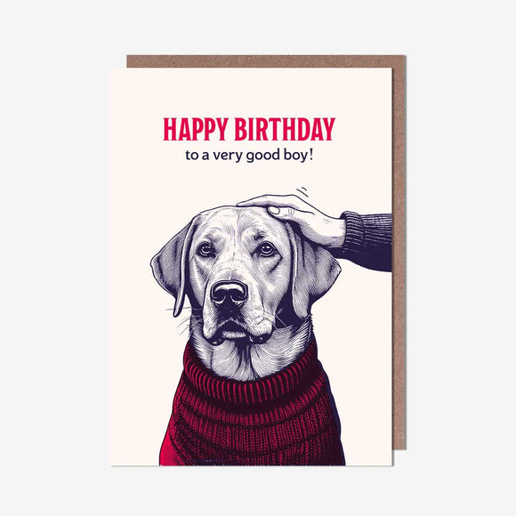 Good boy - Birthday card