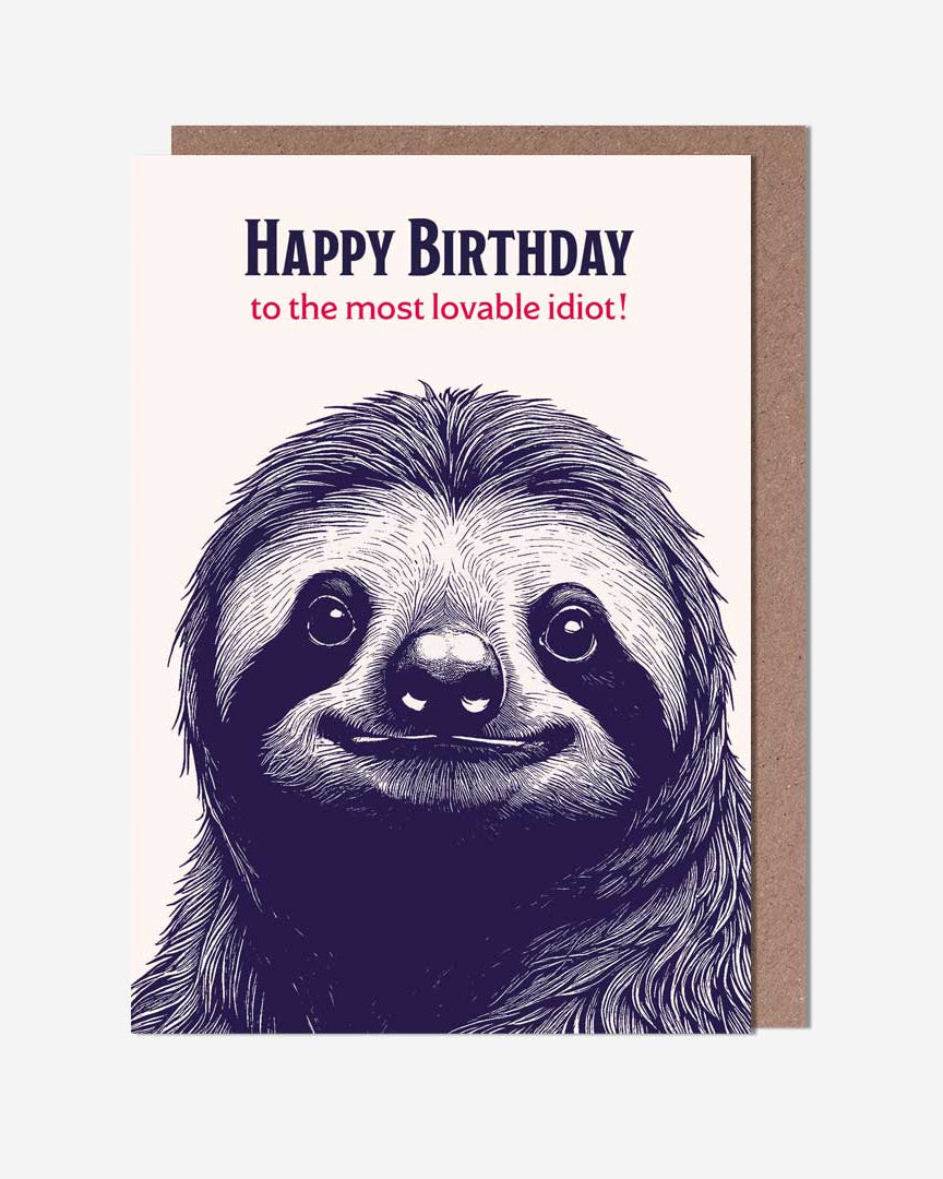 Lovable Idiot - Birthday card