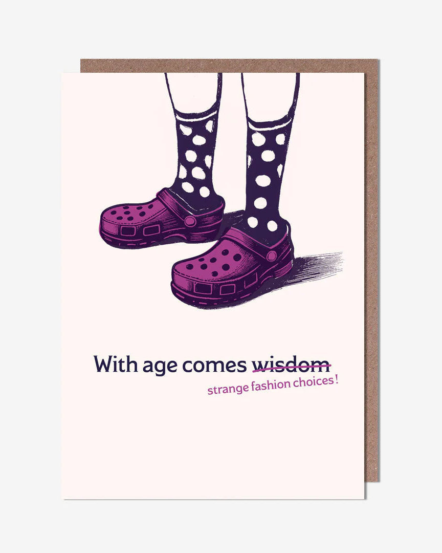 Strange style choices - Birthday card