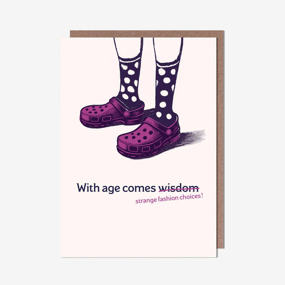Strange style choices - Birthday card