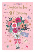 Special Daughter-in-Law on your 30th Birthday card