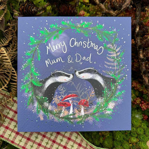 Mum and Dad Christmas card