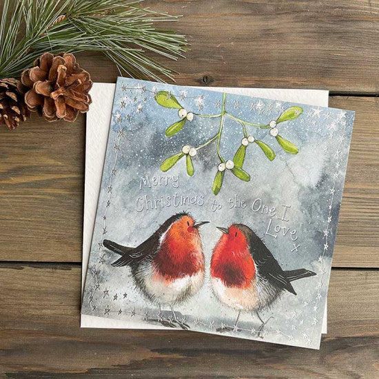 To the one I love - Alex Clark Christmas card