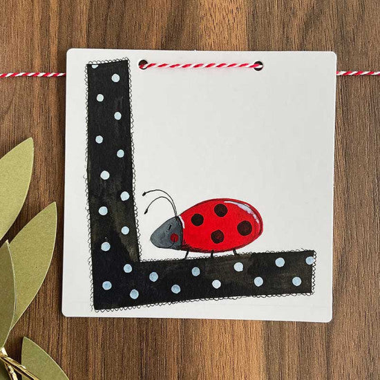 L is for Ladybird! Alex Clark Alphabet Tiles