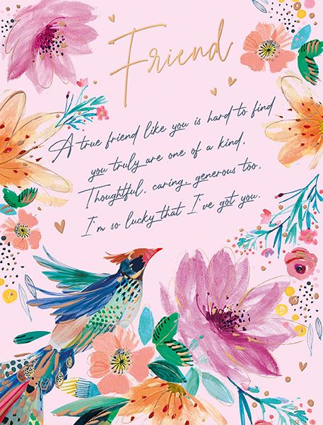 Friend - Birthday card