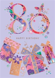 80th Birthday card