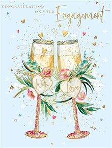 Congratulations - Engagement card