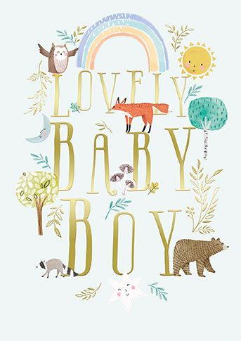 Lovely Baby Boy card