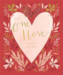 One I love  Birthday card