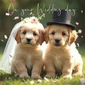Pups - Wedding card