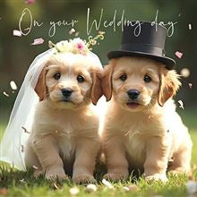 Pups - Wedding card