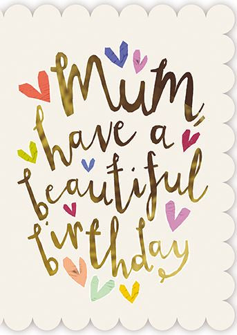 Mum - Birthday card