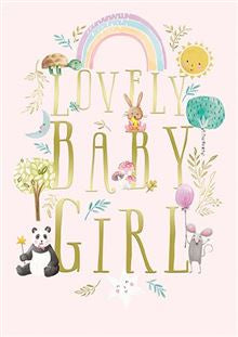 Lovely Baby Girl card