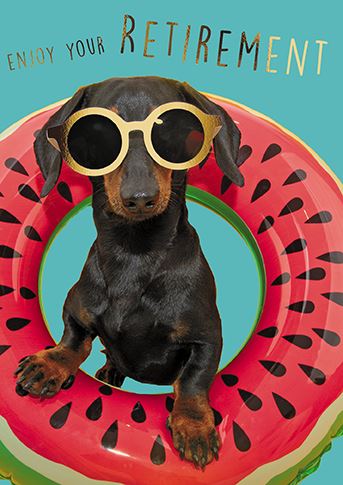 Enjoy your Retirement - greetings card