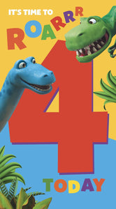 It's time to Roar 4 Today - Dino Roar card