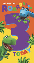 It's time to Roar 3 Today - Dino Roar card