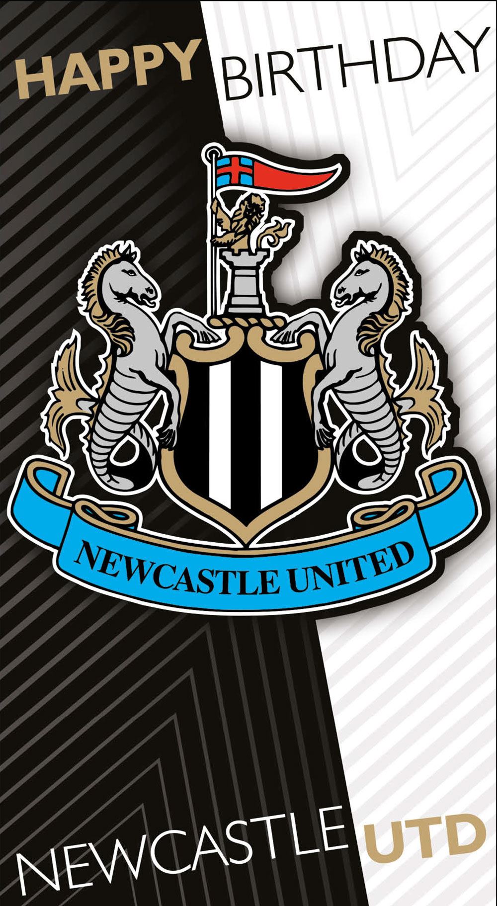 Newcastle United birthday card