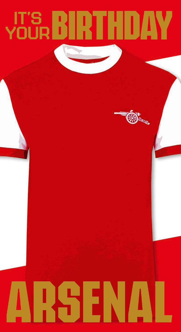 Arsenal FC birthday card