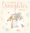 Daughter with love birthday card