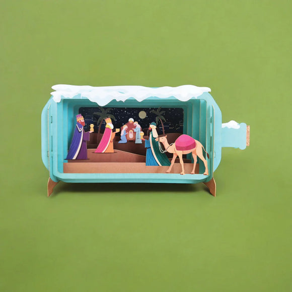 The three Kings - 3d pop up Christmas card