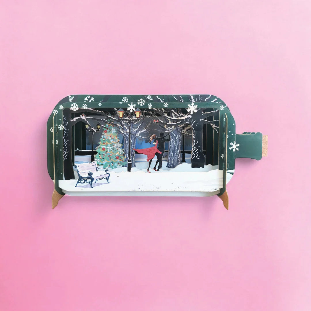 In the Park - 3d pop up winter card