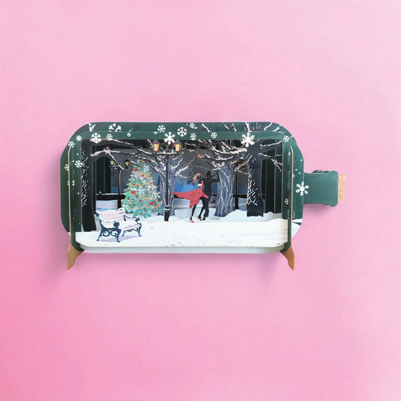 In the Park - 3d pop up Christmas card