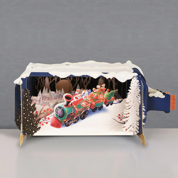 A Polar Express - 3d pop up Christmas card