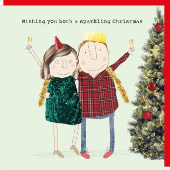 Wishing you both -  Rosie Made a Thing Christmas card