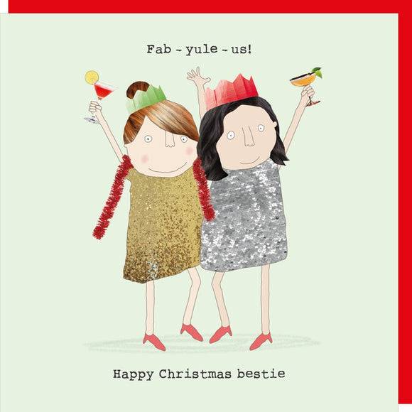 Bestie -  Rosie Made a Thing Christmas card
