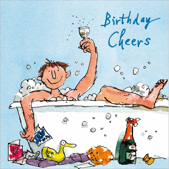 Birthday Cheers- Quentin Blake birthday card