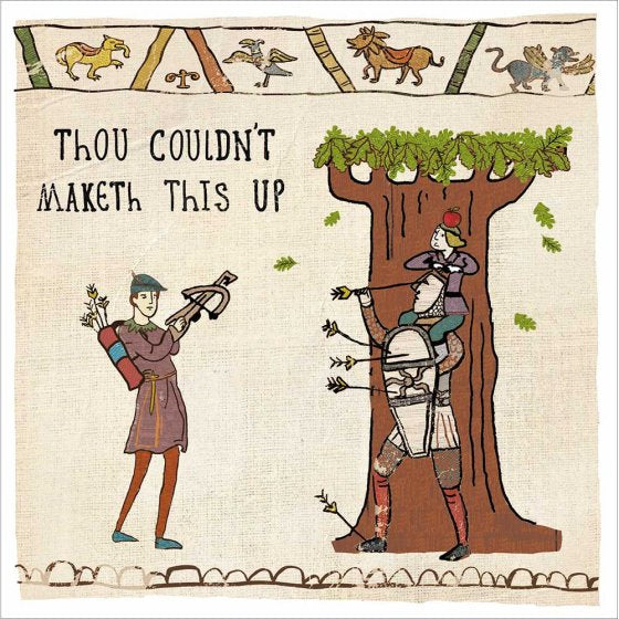 William Tell - Hysterical Heritage funny greetings card