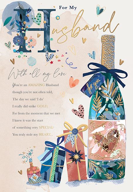 For my Husband - Birthday card