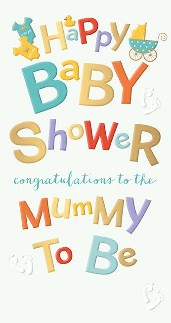 Congratulations to the Mummy to be - Baby Shower card