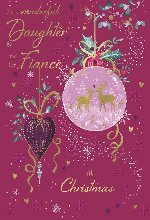 Daughter & fiancee Christmas card