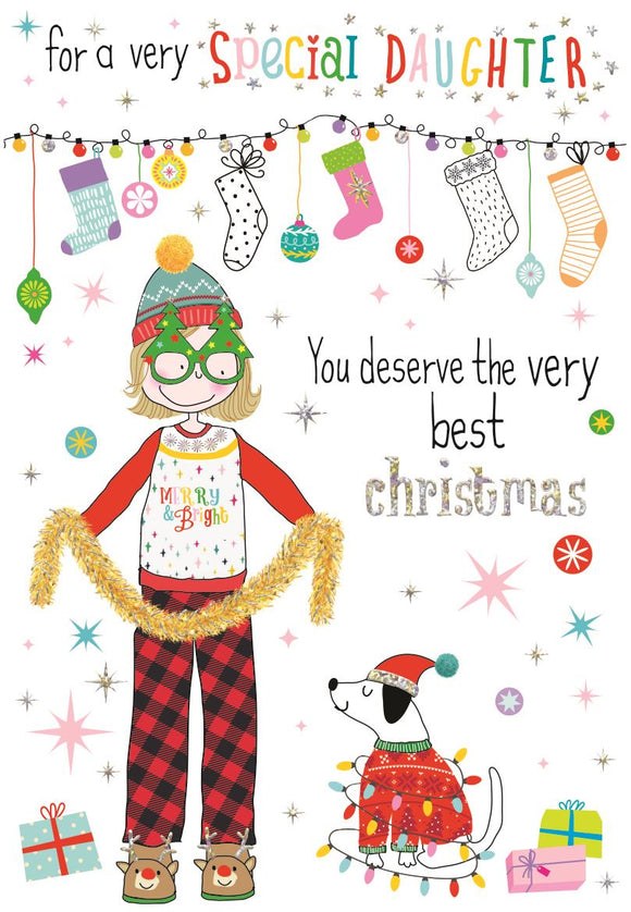 Special Daughter Christmas card