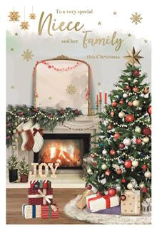 Niece & Family Christmas card