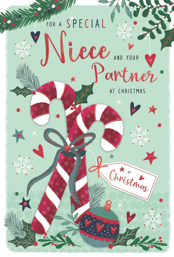 Niece & Partner Christmas card