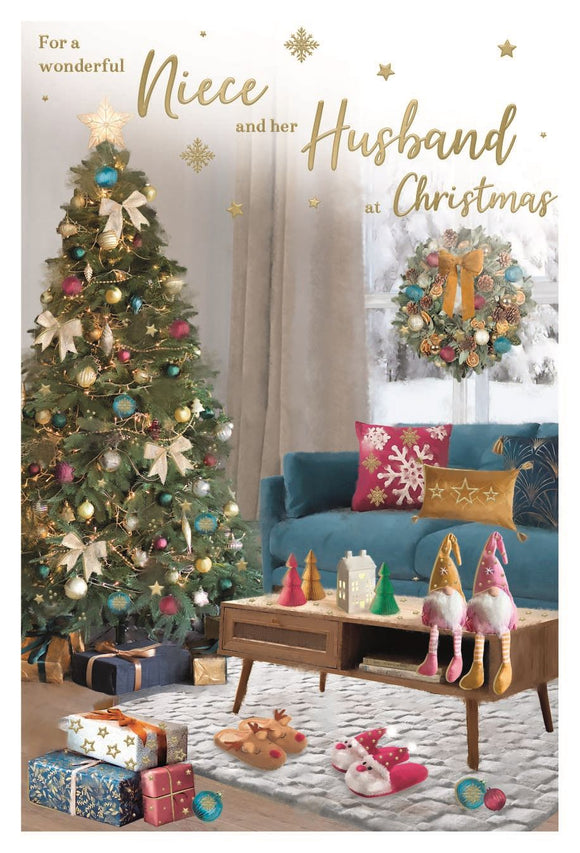 Niece & Husband Christmas card
